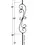 Thumbnail: Iron Baluster S Scroll Narrow