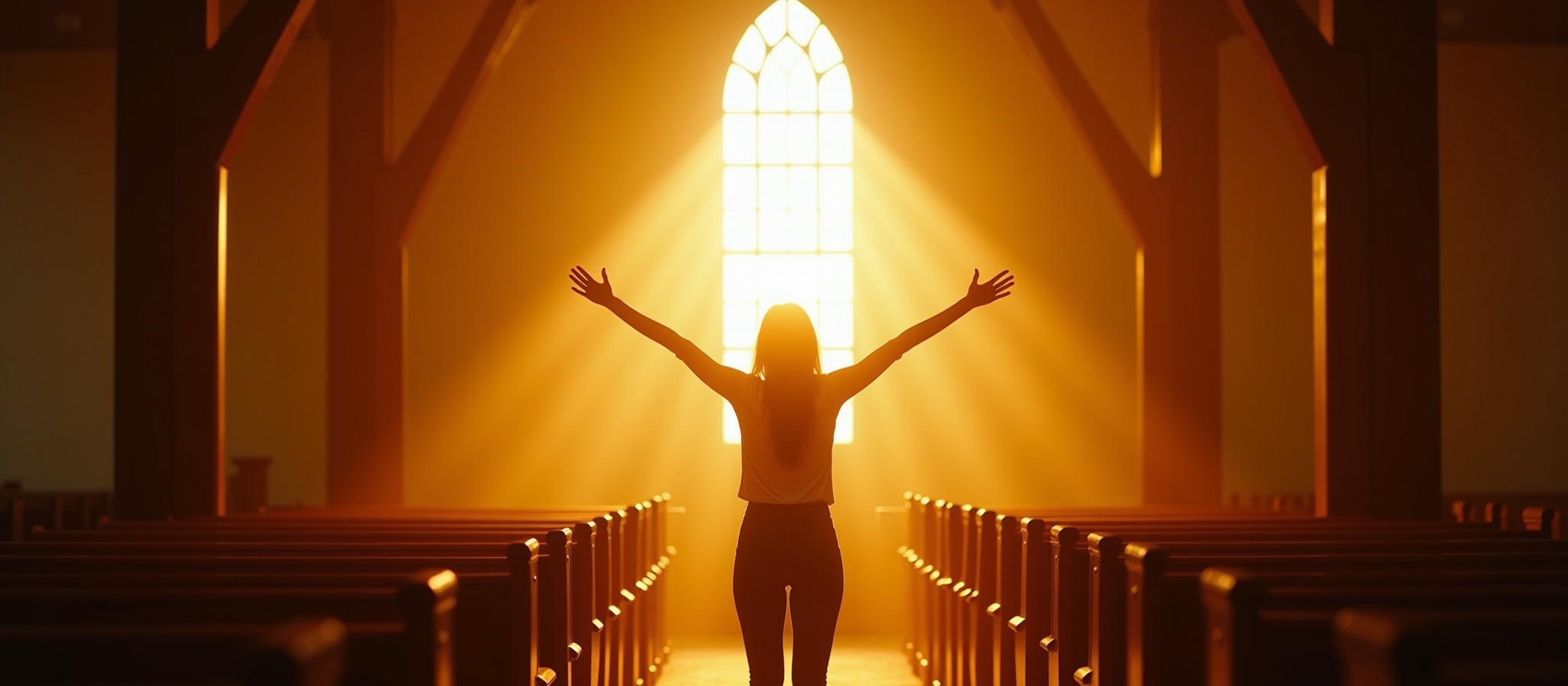 Light in church