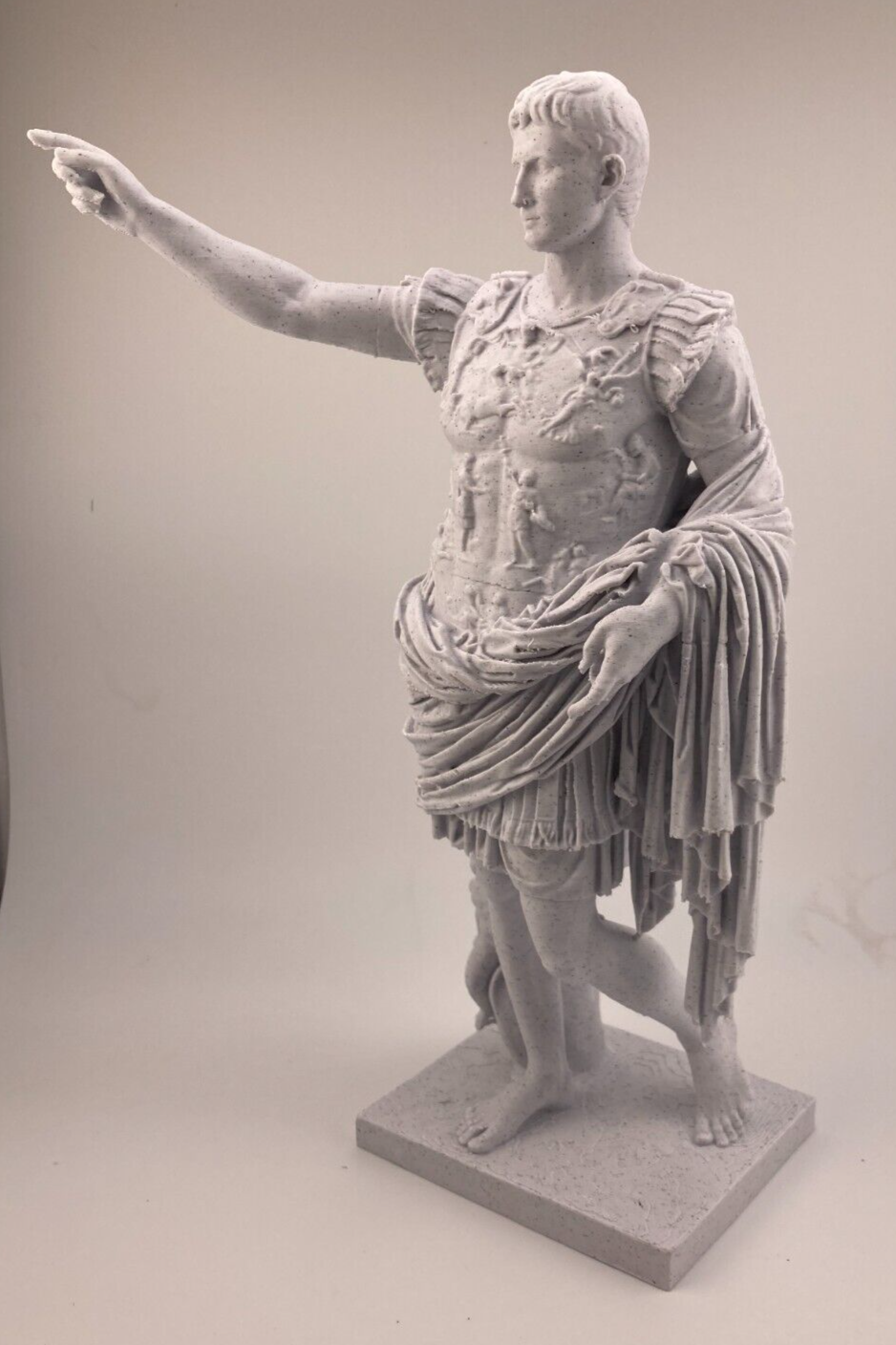 Thumbnail: Roman sculpture Prima Porta Augustus 9.8 inch/250 mm
