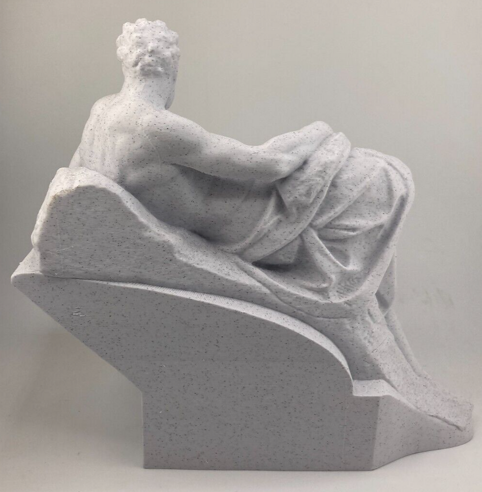 Thumbnail: Michelangelo Renaissance sculpture Allegory of Dusk 7.8 inch/200 mm