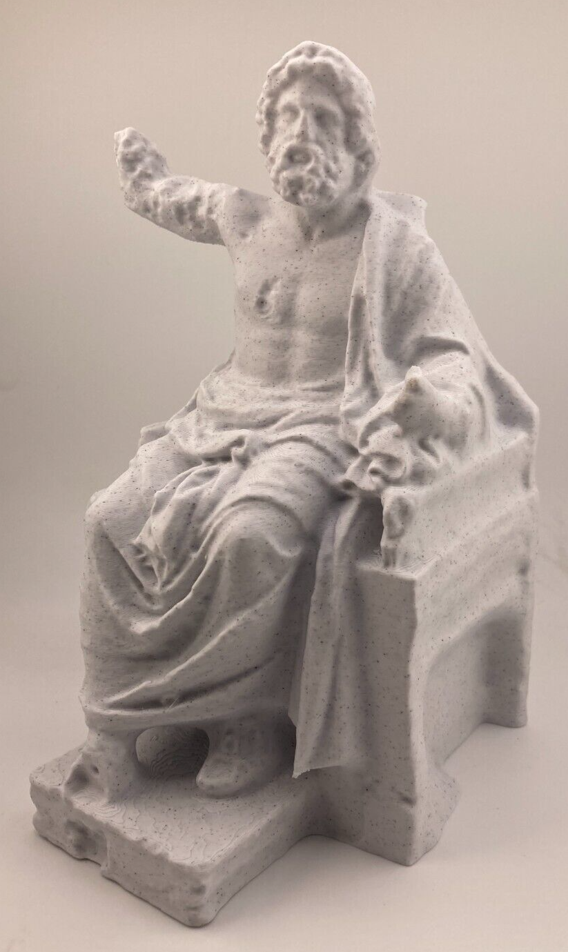 Thumbnail: Greek sculpture Zeus 7.9 inch/200 mm