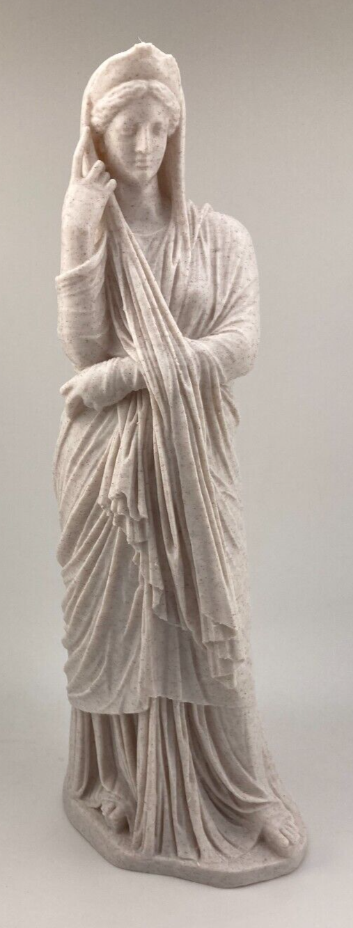 Roman sculpture female figure "Pudicitia" 9.8 inch/250 mm