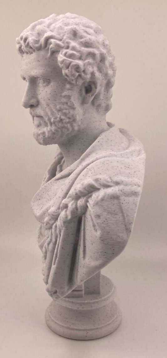 Thumbnail: Roman sculpture Antoninus Pius 7.9 inch/200 mm