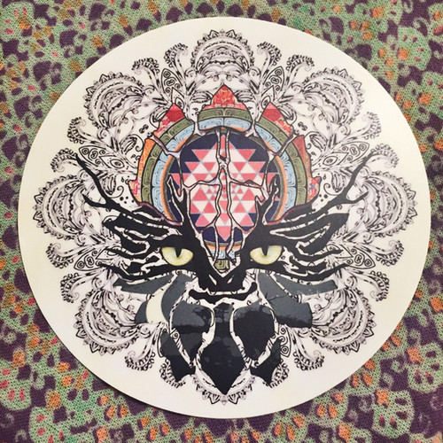 Round Beleaf Sticker | indubious