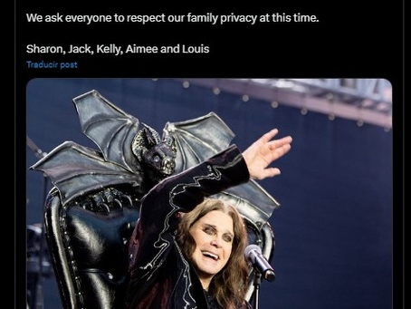 Muere Ozzy Osbourne a los 76 años