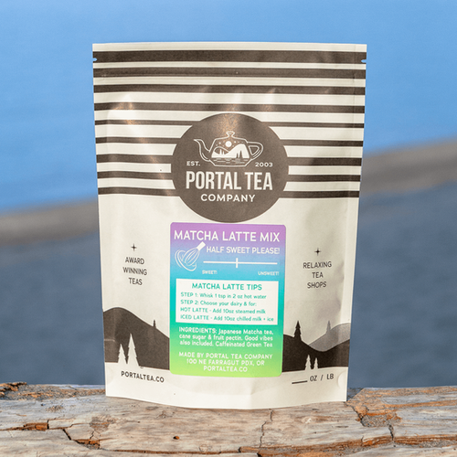 Half Sweet Uji Matcha Japanese Green Tea Latte Mix | Portal Tea