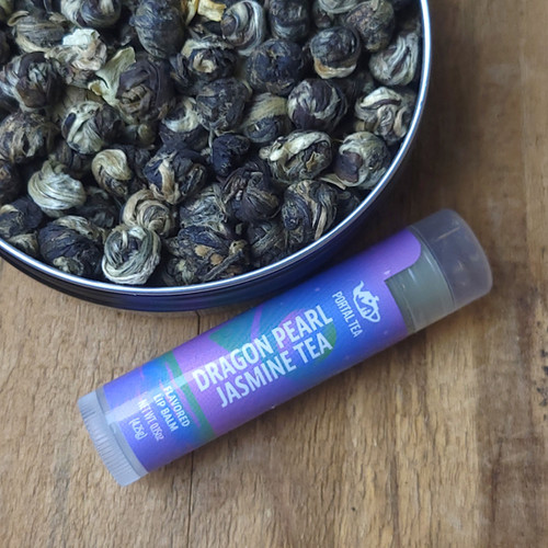 Tea Scented Lip Balm - Dragon Pearl Jasmine 3pk