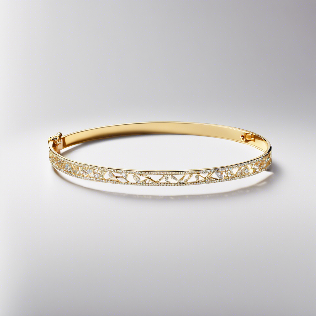 Delicate Diamond Bangle Bracelet