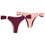 Thumbnail: Scrunch Me Up Reversible Bikini Bottom in Burgundy