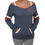 Thumbnail: Off -The Shoulder Varsity Sweatshirt