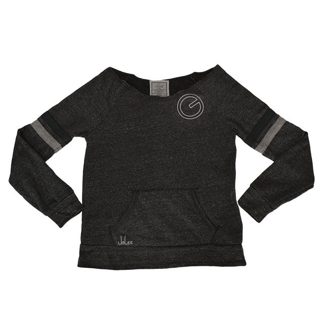 Thumbnail: Off -The Shoulder Varsity Sweatshirt