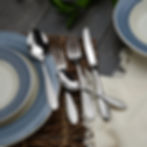 Flatware on tabletop