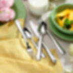 Flatware on tabletop