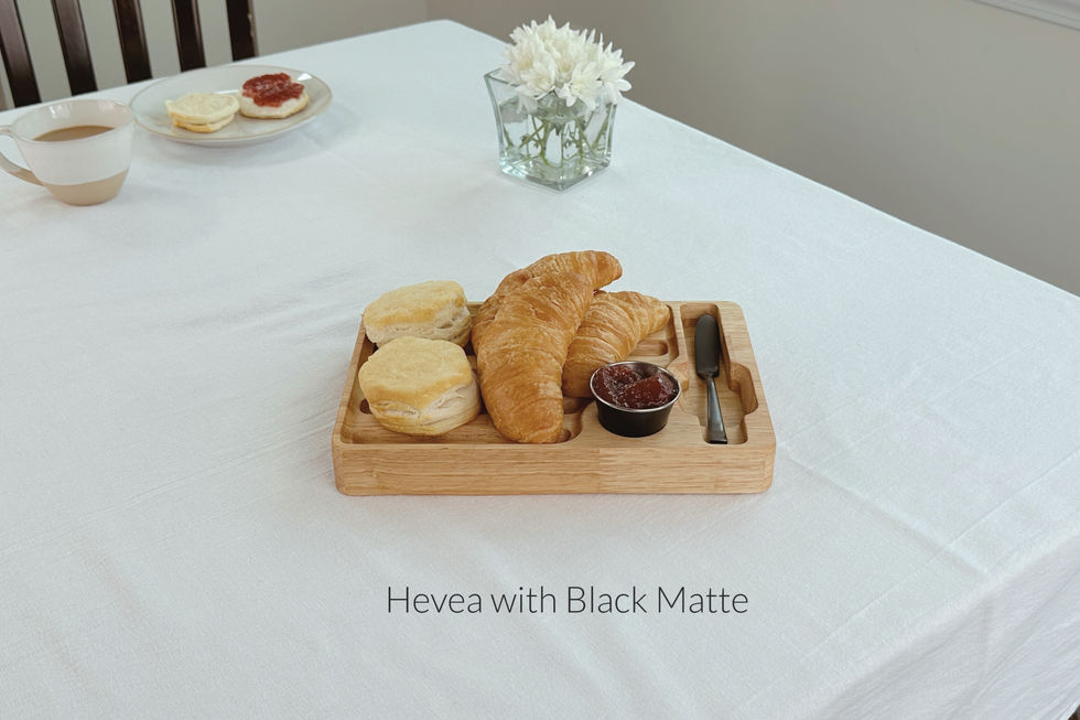Small Hevea Bread Board