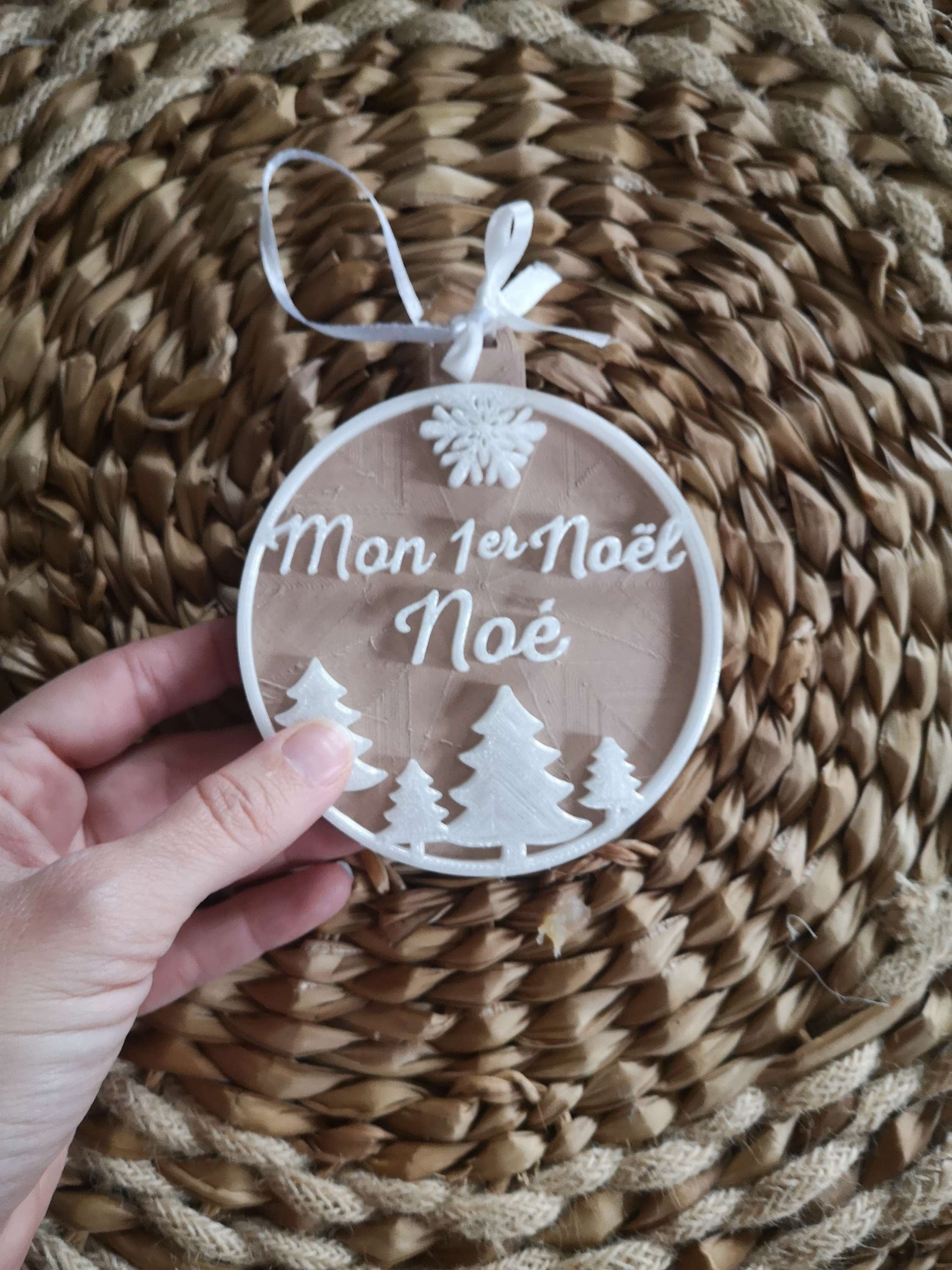 La boule de mon 1er Noël en 3D