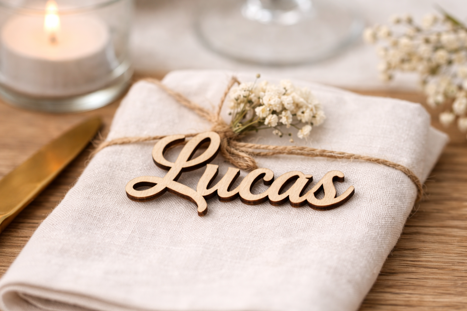 Marques places - Prénom découpé