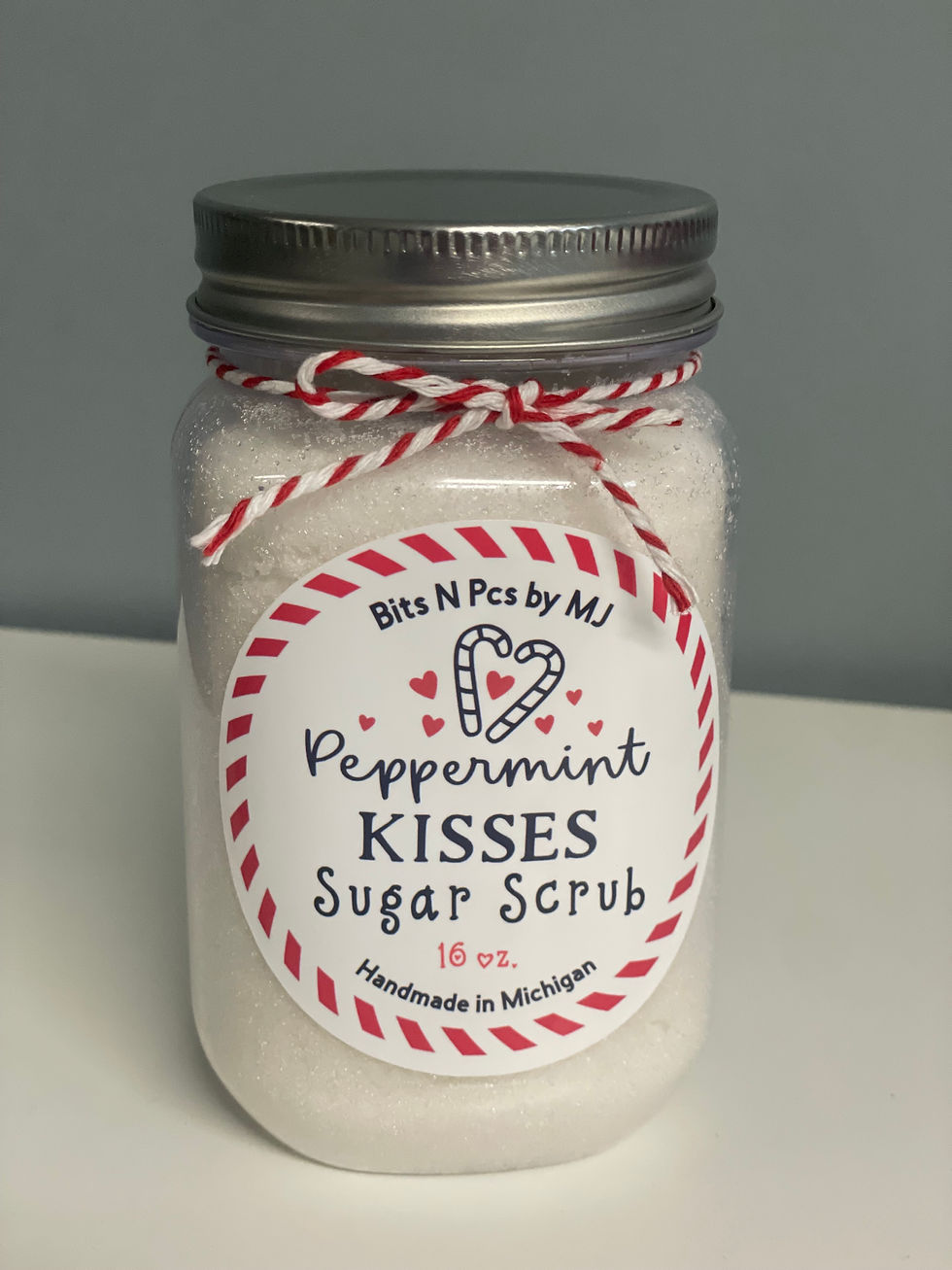 Peppermint Kisses Sugar Scrub