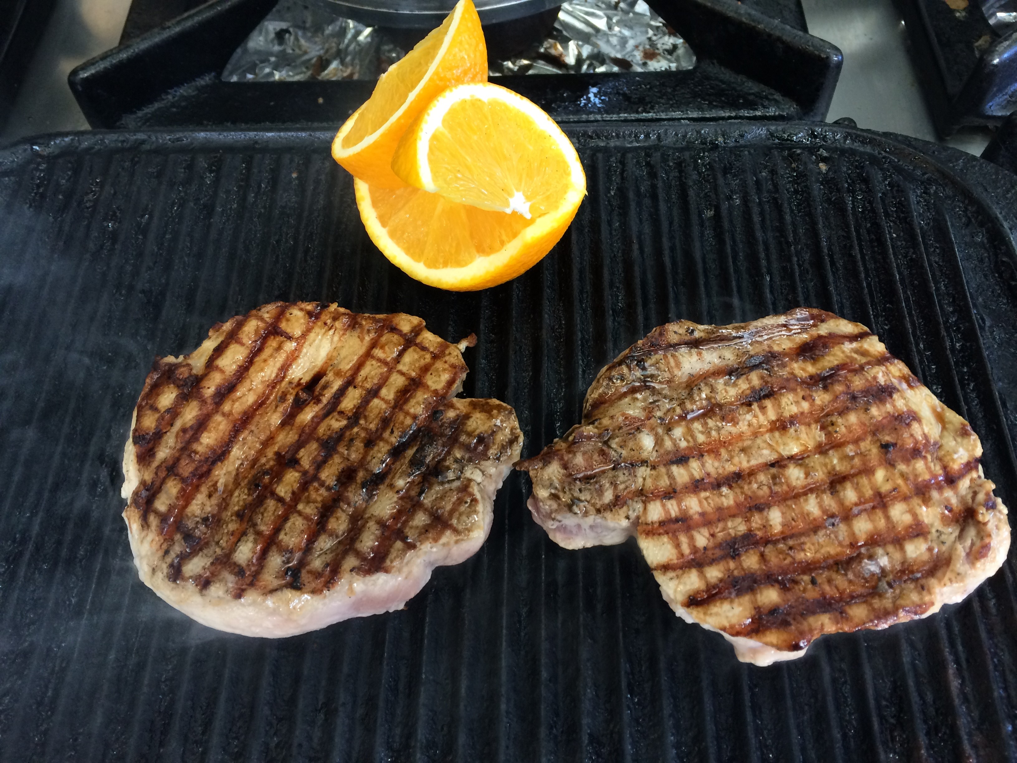 pork cutlets on film location