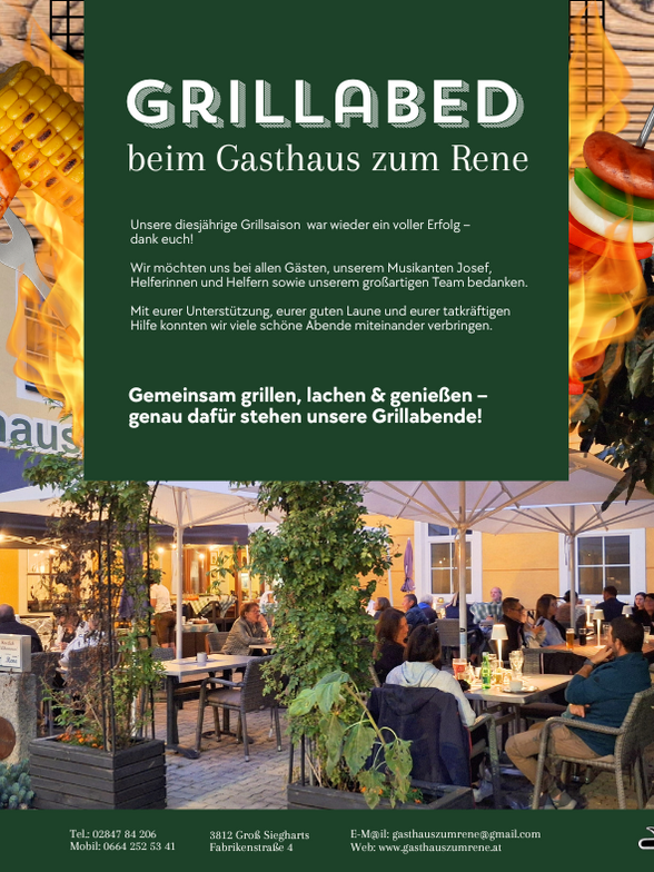 Und wieder geht eine Grillsaison zu Ende. (Klicken für mehr Bilder)