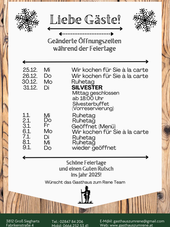 Wir wünschen Frohe Feiertage!!🌲❄️
