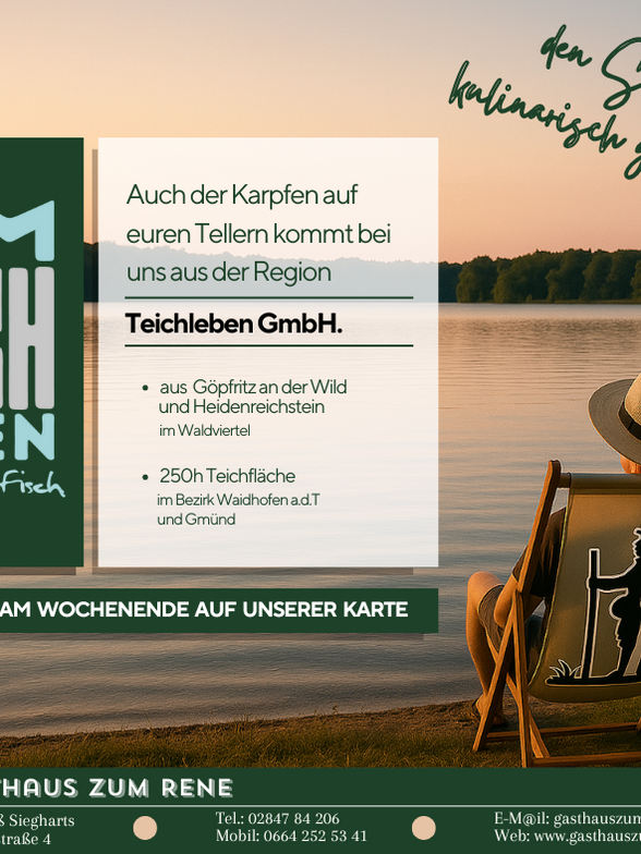🐟🐟🐟Der Sommer lädt nicht nur zum genießen in der Natur ein, sondern auch dazu, die kulinarischen Schätze unserer Gewässer zu entdecken.🐟🐟🐟