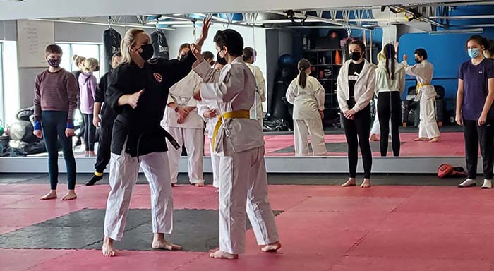 Great Turnout for Girls Karate Class!