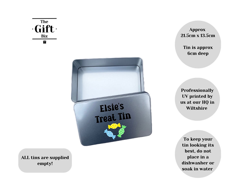 Thumbnail: Personalised Chocolate Tin, Chocolate Stash