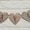 Thumbnail: Personalised Wooden Heart Bunting, Personalised Childrens Bunting