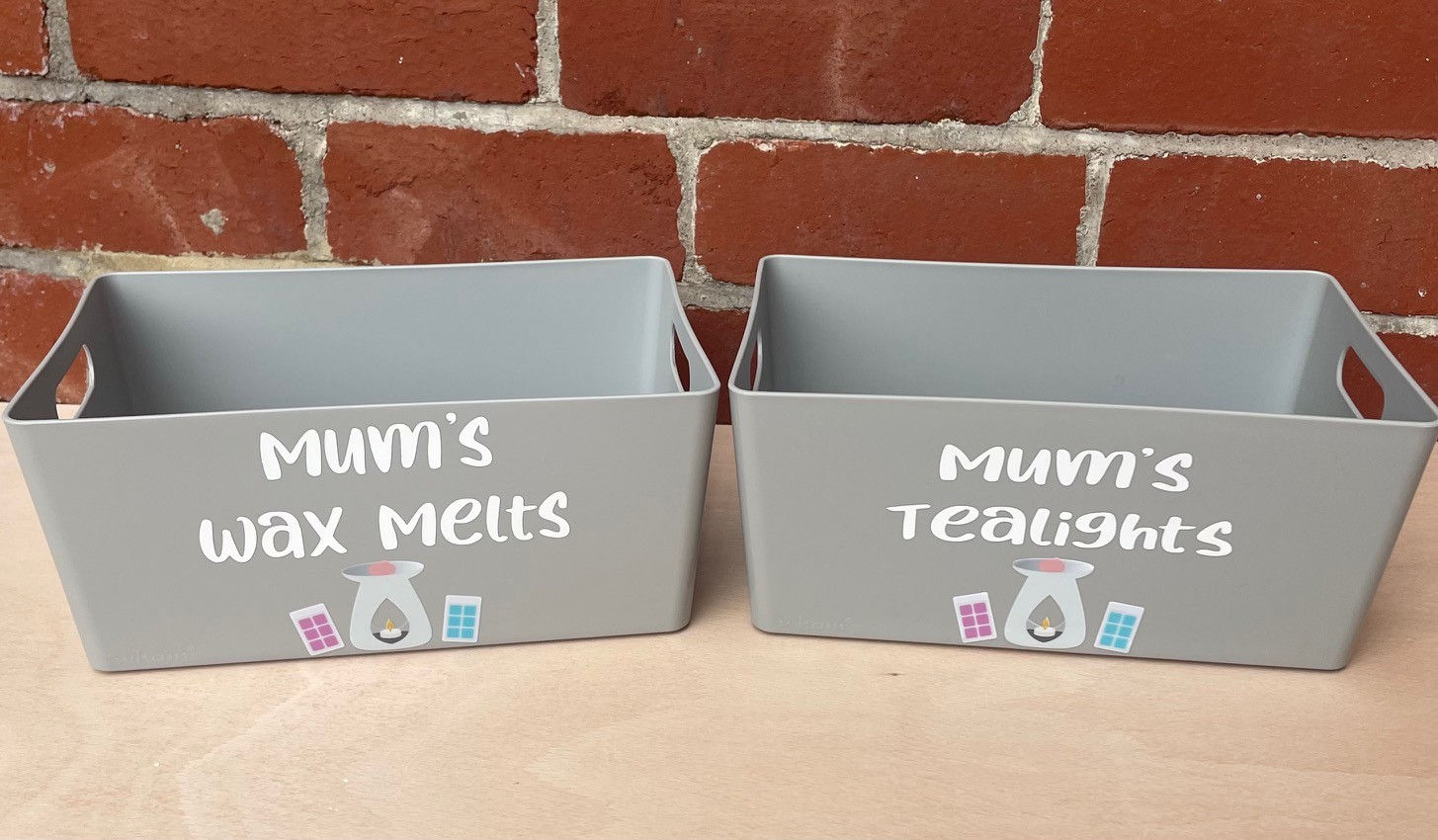 Personalised Wax Melts Box, Personalised Tealights Box