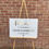 Thumbnail: Personalised Welcome Wedding Sign