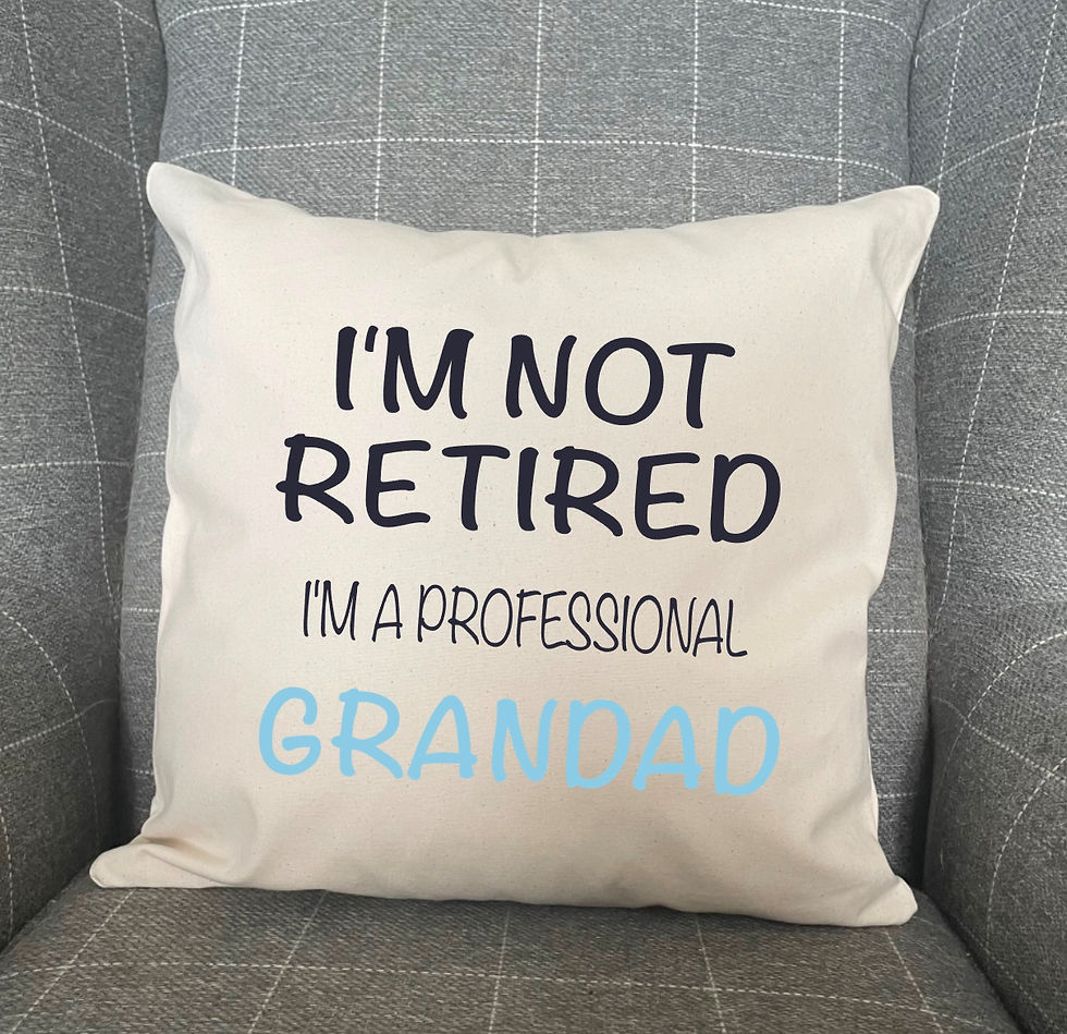 I'm Not Retired I'm a Professional Grandad Cushion