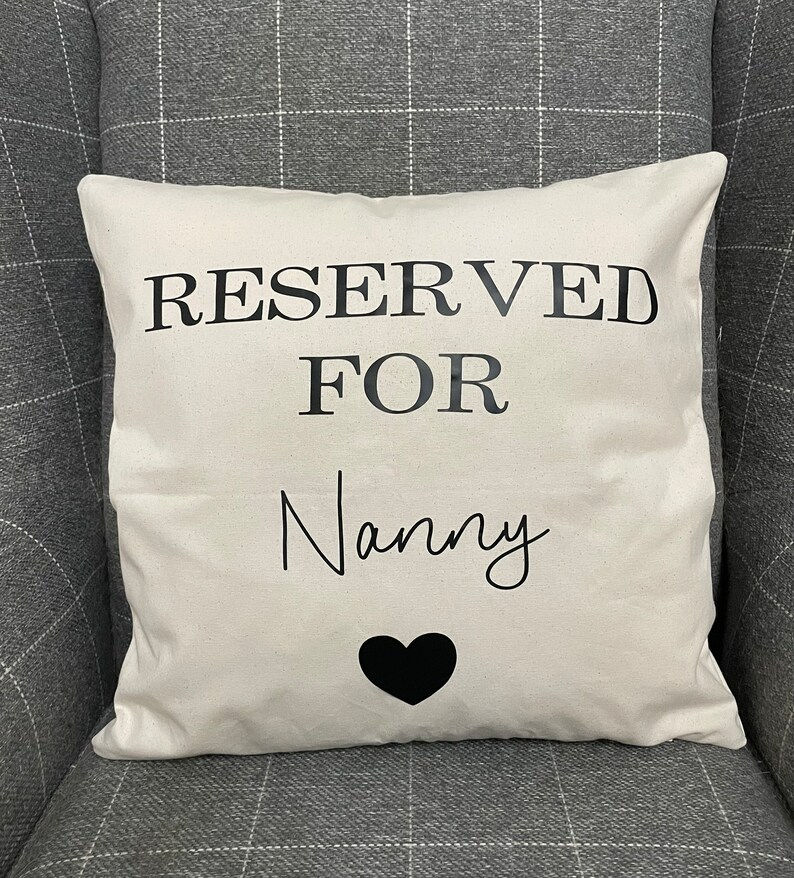 Thumbnail: Personalised Reserved For Cushion