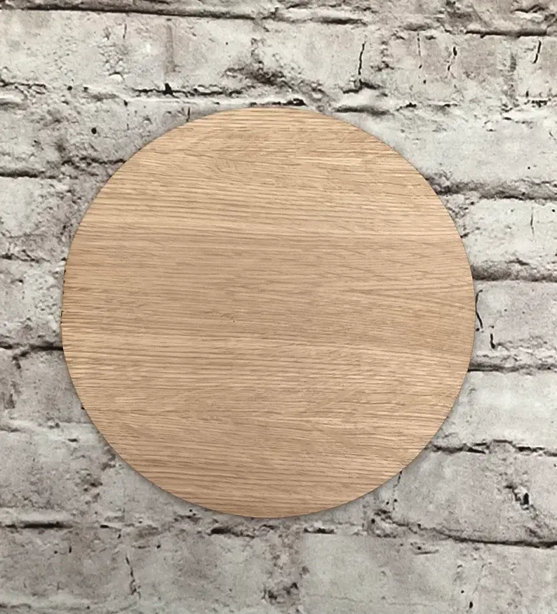 Wooden Round Plaque Craft Blank