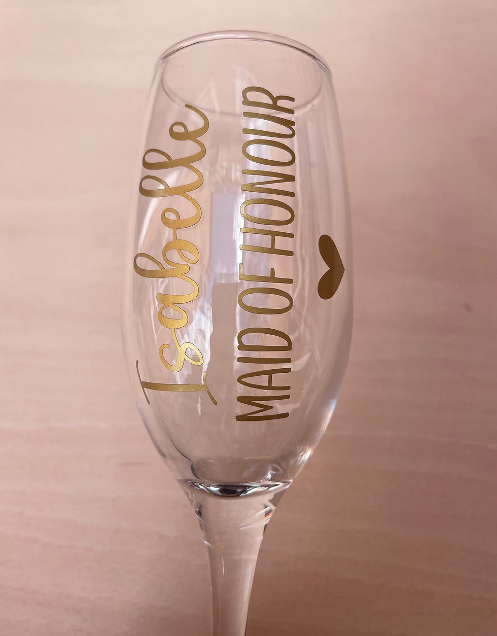 Thumbnail: Personalised Wedding Champagne Flute - Bridal Party