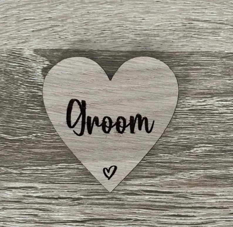 Personalised Wooden Heart Place Names