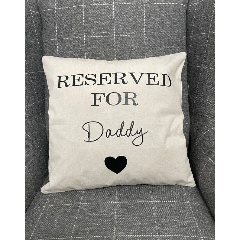 Thumbnail: Personalised Reserved For Cushion