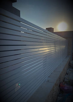 גדר אלומיניום גולי 40