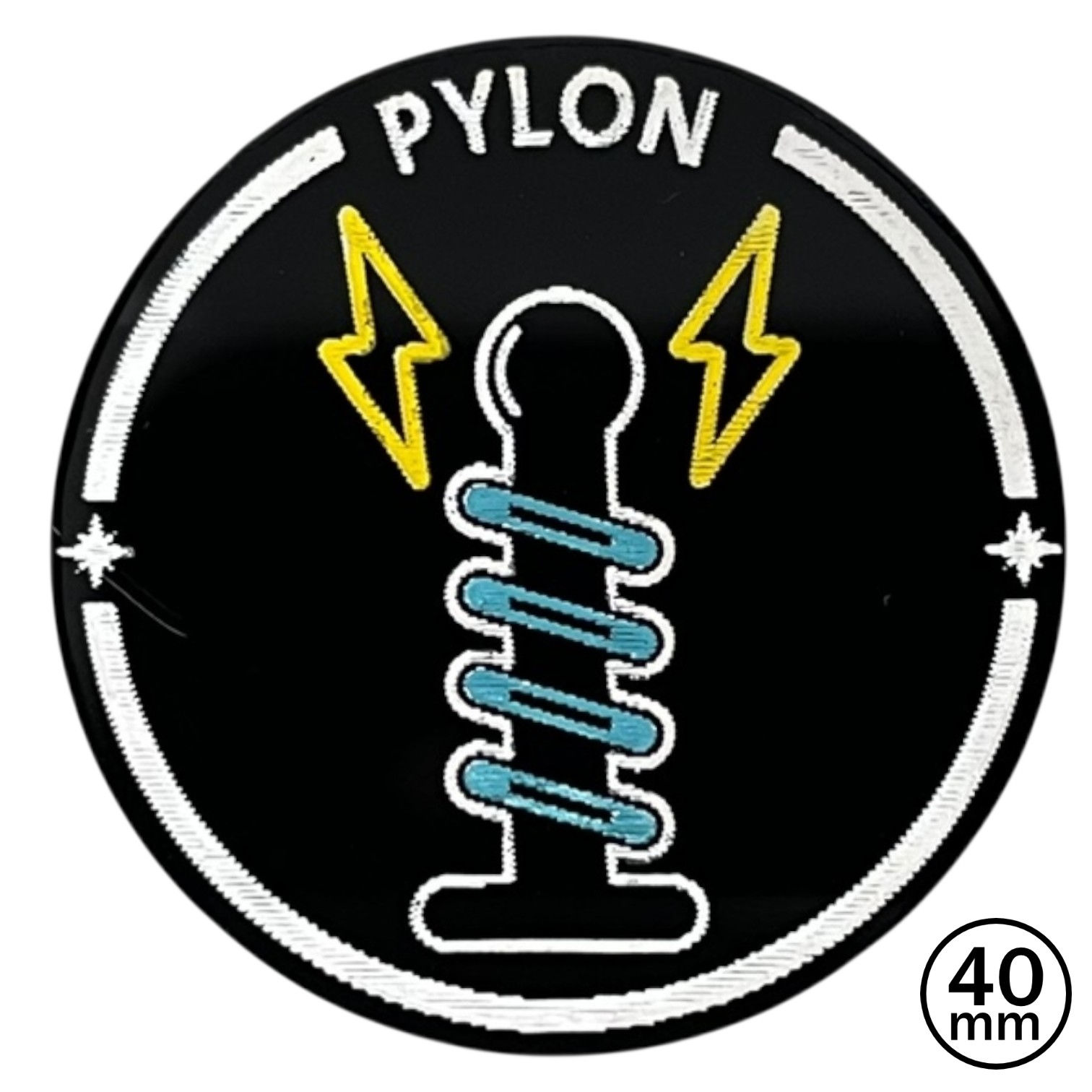 40mm Pylon Marker Compatible with Malifaux 4e Charles Hoffman Inventor