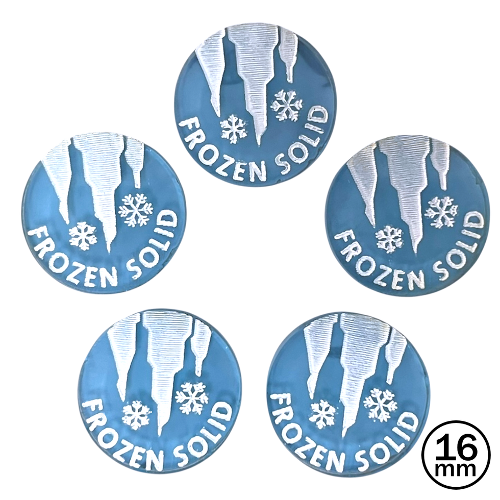 Frozen Solid Tokens for Malifaux 4e (Qty 5, 10 or 15)