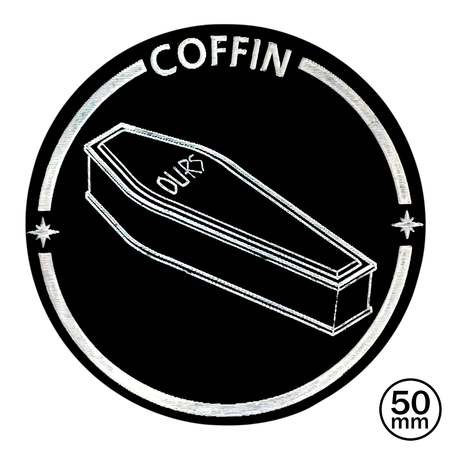 50mm Coffin Marker Compatible with Malifaux