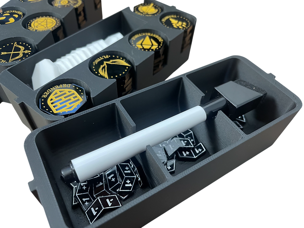 Thumbnail: Magic The Gathering Compatible Token Vault - Keyword Abilities, Drywipe and +1-1
