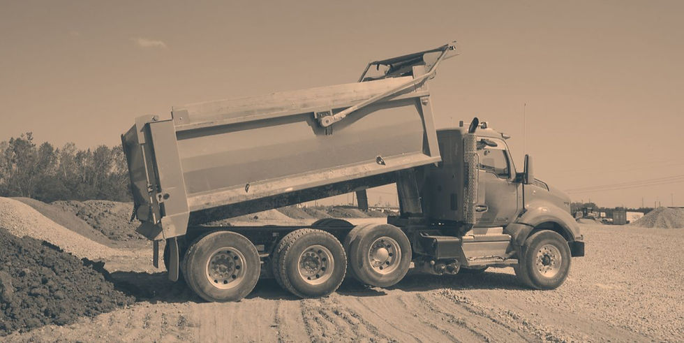 Hauler Dumping a Load