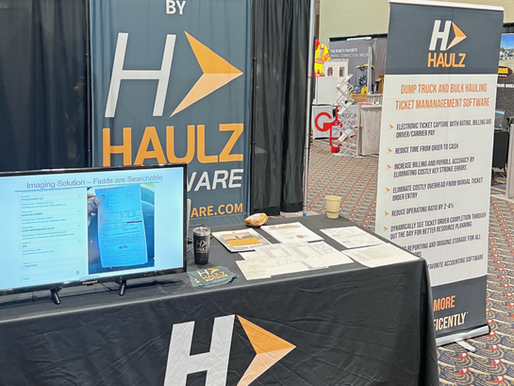 Haulz booth at APAI Conference