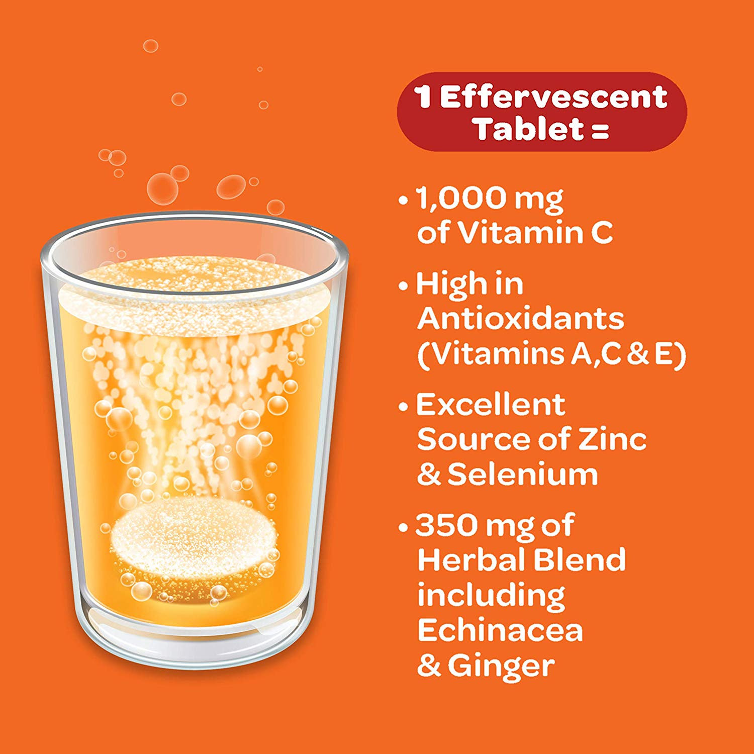 Vitamine C Effervescent Bayer Redoxon® Vitamin C Effervescent Lemon