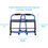 Thumbnail: Nova Folding Walker with 5" Wheels, Walker Skis & Mobility Bag #4081BW5