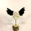 Thumbnail: VENICE ANGELS - "Street angels" black rooster feathers-small wings
