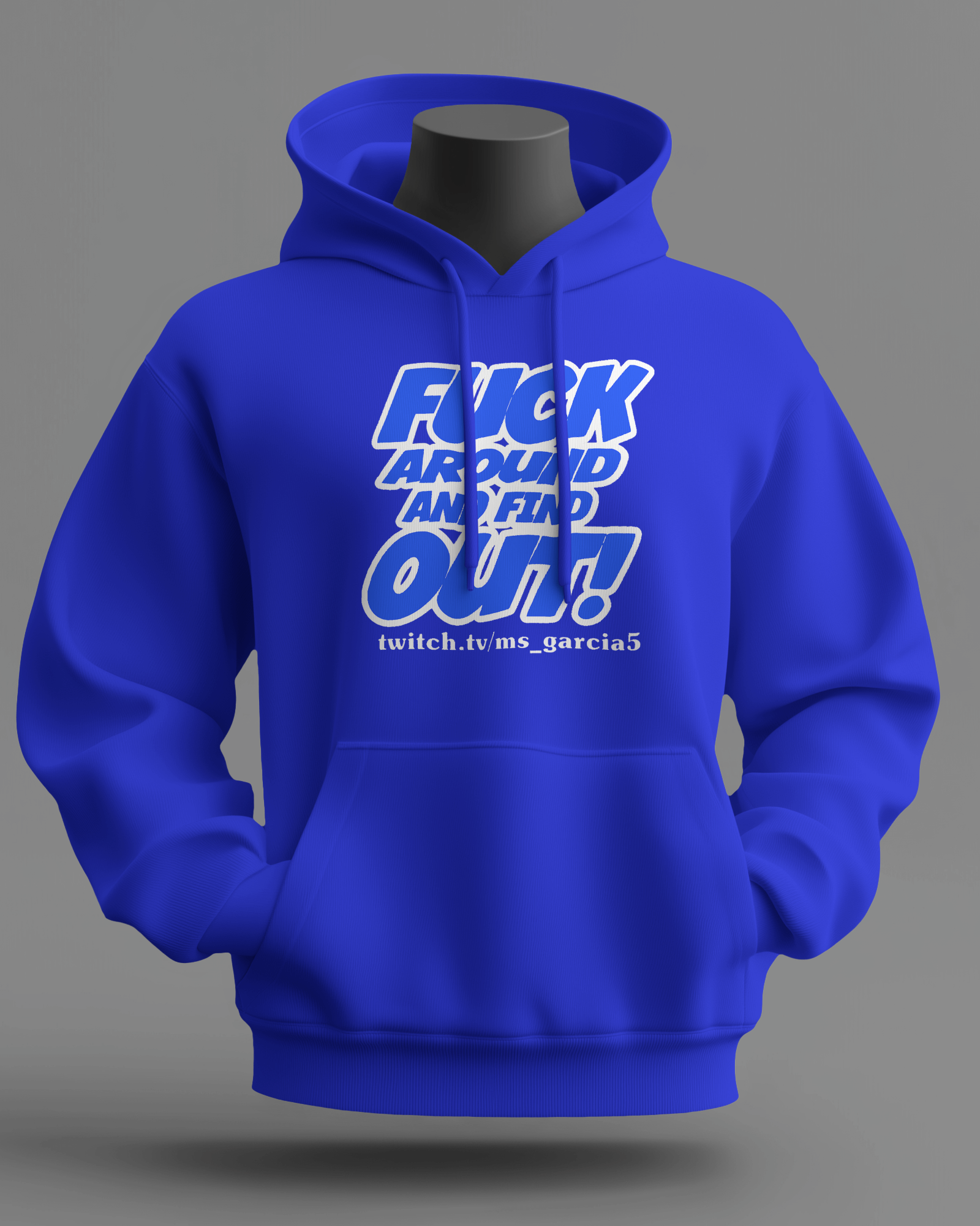 FAFO Hoodie (Blue Color)