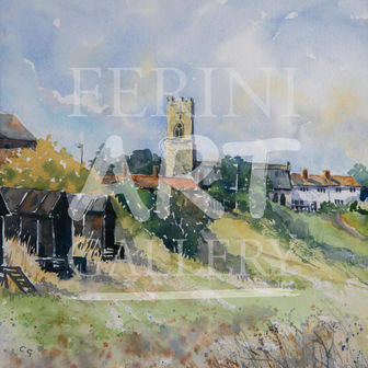 #pakefieldchurch #watercolour
#lowestoft #feriniartgallery