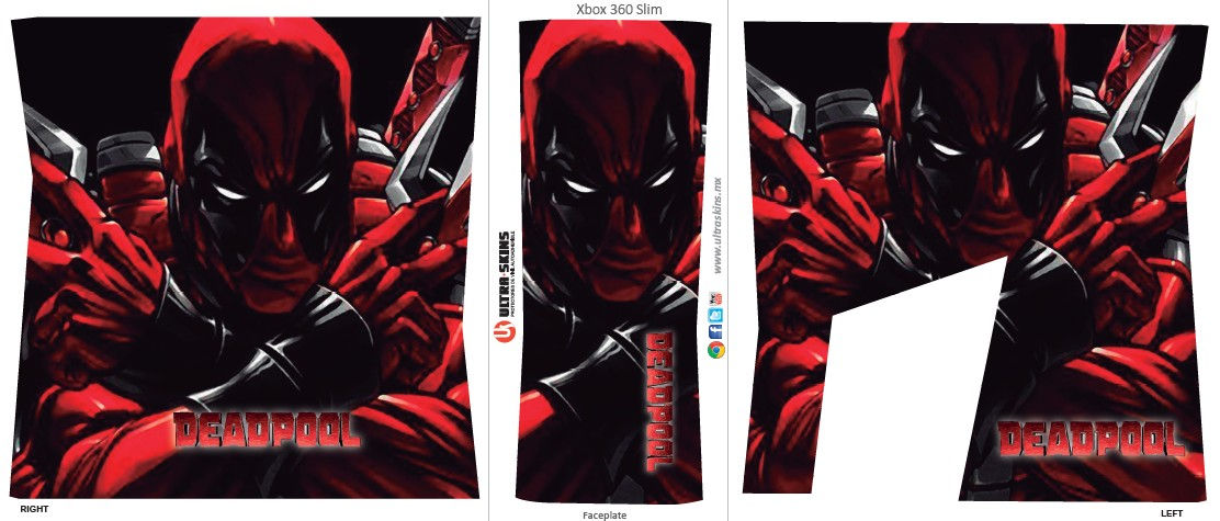 DEADPOOL NEGRO - XBOX 360 SLIM