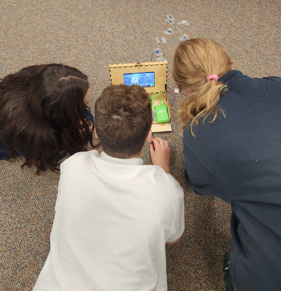 Students worked together to build a Raspberry Pi computer, just one of the resources provided by ETP